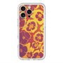 スリムプロテクションプレミアムケース with MagSafe［ y2k(Year2000) - Flower - Orange purple ］