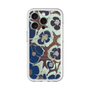 スリムプロテクションプレミアムケース with MagSafe［ y2k(Year2000) - Flower - Brown Navy ］