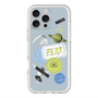 スリムプロテクションプレミアムケース with MagSafe［ Playful sticker - Dusty Blue ］