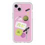 スリムプロテクションプレミアムケース with MagSafe［ Playful sticker - Dusty Pink ］