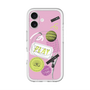 スリムプロテクションプレミアムケース with MagSafe［ Playful sticker - Dusty Pink ］