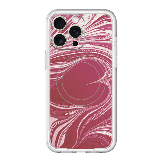 スリムプロテクションプレミアムケース with MagSafe［ y2k(Year2000) - Heart - Vivid Pink ］