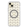 スリムプロテクションプレミアムケース with MagSafe［ LANVIN en Bleu - Monogram - Black ］