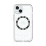 スリムプロテクションプレミアムケース with MagSafe［ LANVIN en Bleu - Monogram - White ］