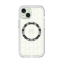 スリムプロテクションプレミアムケース with MagSafe［ LANVIN en Bleu - Monogram - White ］