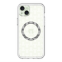 スリムプロテクションプレミアムケース with MagSafe［ LANVIN en Bleu - Monogram - White ］