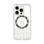 スリムプロテクションプレミアムケース with MagSafe［ LANVIN en Bleu - Monogram - White ］