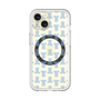 スリムプロテクションプレミアムケース with MagSafe［ LANVIN en Bleu - Monogram - Blue ］