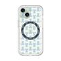 スリムプロテクションプレミアムケース with MagSafe［ LANVIN en Bleu - Monogram - Blue ］