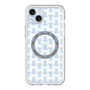 スリムプロテクションプレミアムケース with MagSafe［ LANVIN en Bleu - Monogram - Blue ］