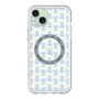 スリムプロテクションプレミアムケース with MagSafe［ LANVIN en Bleu - Monogram - Blue ］