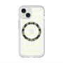 スリムプロテクションプレミアムケース with MagSafe［ LANVIN en Bleu - Monogram - Yellow ］