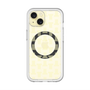 スリムプロテクションプレミアムケース with MagSafe［ LANVIN en Bleu - Monogram - Yellow ］