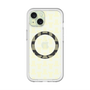 スリムプロテクションプレミアムケース with MagSafe［ LANVIN en Bleu - Monogram - Yellow ］