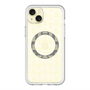 スリムプロテクションプレミアムケース with MagSafe［ LANVIN en Bleu - Monogram - Yellow ］