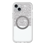 スリムプロテクションプレミアムケース with MagSafe［ LANVIN en Bleu - Lace - Black ］