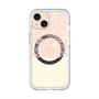 スリムプロテクションプレミアムケース with MagSafe［ LANVIN en Bleu - Lace - Pink ］