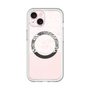 スリムプロテクションプレミアムケース with MagSafe［ LANVIN en Bleu - Lace - White ］