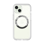 スリムプロテクションプレミアムケース with MagSafe［ LANVIN en Bleu - Lace - White ］