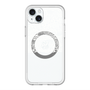 スリムプロテクションプレミアムケース with MagSafe［ LANVIN en Bleu - Lace - White ］