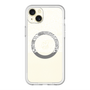 スリムプロテクションプレミアムケース with MagSafe［ LANVIN en Bleu - Lace - White ］