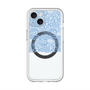 スリムプロテクションプレミアムケース with MagSafe［ LANVIN en Bleu - Lace - Blue ］