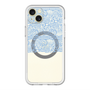 スリムプロテクションプレミアムケース with MagSafe［ LANVIN en Bleu - Lace - Blue ］