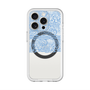 スリムプロテクションプレミアムケース with MagSafe［ LANVIN en Bleu - Lace - Blue ］