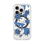 スリムプロテクションプレミアムケース with MagSafe［ PAINTING SMILE Blue ］