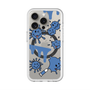 スリムプロテクションプレミアムケース with MagSafe［ PAINTING SMILE Blue ］