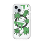 スリムプロテクションプレミアムケース with MagSafe［ PAINTING SMILE Green ］