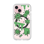 スリムプロテクションプレミアムケース with MagSafe［ PAINTING SMILE Green ］
