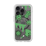 スリムプロテクションプレミアムケース with MagSafe［ PAINTING SMILE Green ］