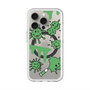 スリムプロテクションプレミアムケース with MagSafe［ PAINTING SMILE Green ］