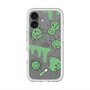 スリムプロテクションプレミアムケース with MagSafe［ PAINTING SMILE Green ］