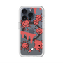 スリムプロテクションプレミアムケース with MagSafe［ PAINTING SMILE Red ］