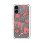 スリムプロテクションプレミアムケース with MagSafe［ PAINTING SMILE Red ］