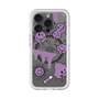 スリムプロテクションプレミアムケース with MagSafe［ PAINTING SMILE Purple ］