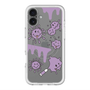 スリムプロテクションプレミアムケース with MagSafe［ PAINTING SMILE Purple ］