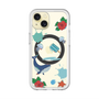スリムプロテクションプレミアムケース with MagSafe［ DRAWING PAPER Blue ］