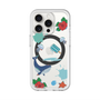 スリムプロテクションプレミアムケース with MagSafe［ DRAWING PAPER Blue ］