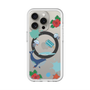 スリムプロテクションプレミアムケース with MagSafe［ DRAWING PAPER Blue ］