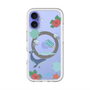 スリムプロテクションプレミアムケース with MagSafe［ DRAWING PAPER Blue ］