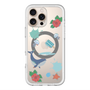 スリムプロテクションプレミアムケース with MagSafe［ DRAWING PAPER Blue ］