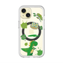スリムプロテクションプレミアムケース with MagSafe［ DRAWING PAPER Green ］