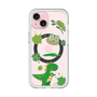 スリムプロテクションプレミアムケース with MagSafe［ DRAWING PAPER Green ］