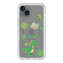 スリムプロテクションプレミアムケース with MagSafe［ DRAWING PAPER Green ］