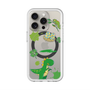 スリムプロテクションプレミアムケース with MagSafe［ DRAWING PAPER Green ］
