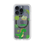 スリムプロテクションプレミアムケース with MagSafe［ DRAWING PAPER Green ］