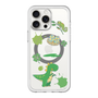 スリムプロテクションプレミアムケース with MagSafe［ DRAWING PAPER Green ］